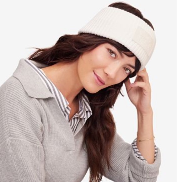COACH Cable Knit Winter Headband - Picture 1 of 13